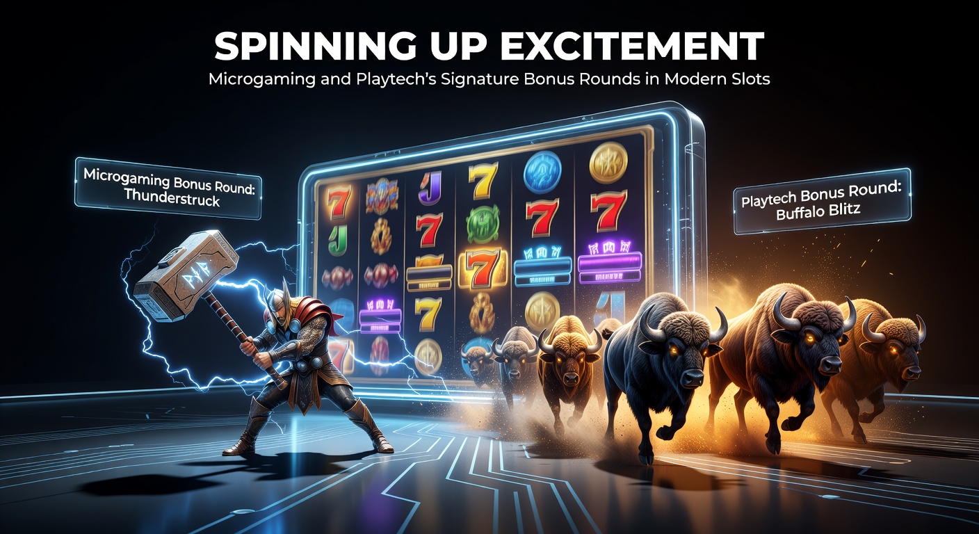 Voorbeeld van een dynamische bonusronde in een Microgaming-slot met vallende symbolen en multipliers